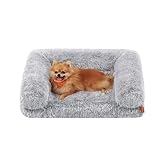 Feandrea FluffyHug Hundebett, Hundekissen Größe M, Hundematte für...