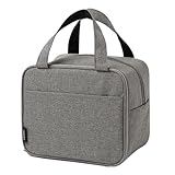 Schwarze Lunchtasche / 8,7 * 5,7 * 7,3, wiederverwendbare Lunchtasche für...