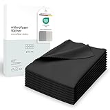 Bellphany XXL 8er Set Premium Brillenputztücher Mikrofaser - 30 x 30 cm...