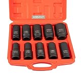 10tlg Kraft-Schlagschrauber-Nüsse 3/4' 17 19 21 22 24 27 30 32 36 41mm...