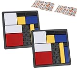 2 Stück Lernspielzeug Intelligenz Puzzelspiel Mit 88 Herausforderungen,...