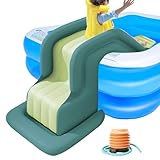 Bajbumgn Aufblasbare Wasserrutsche Für Kinder,Kippsicherer Wasserspaß...