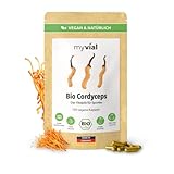 myvial® Bio Cordyceps Kapseln 120 Stück vegan | 60-Tage-Vorrat | 500mg...