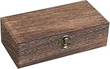 Guyode Holzkiste Mit Deckel Handgefertigt Holzkiste Klein Feine Textur...
