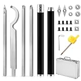 25 Stücke Drechseleisen Werkzeug Zubehör Set, Drechselwerkzeug...