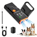 Aomig Anti Bell Gerät Hunde 4 Modi Hundetraining Antibell Ultraschall...