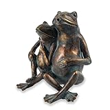 esotec Wasserspeier-Figuren Frosch-Paar, Einzelfigur Teichfigur...