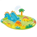 Intex 57166NP Spielplatz klein Dino dinausore Aufblasbares Spielfeld,...