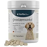 TierPlus Gelenktabletten für Hunde mit Grünlippmuschel, MSM, Ingwer,...