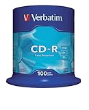 Verbatim CD-R Extra Protection, CD-Rohlinge mit 700 MB Datenspeicher, ideal...