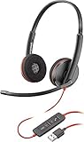 Plantronics 209745-101 Blackwire UC-Kopfhörer C3220, unisex Schwarz