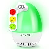 GRUNDIG CO2 Messgerät Ampel - Kalibrierungsautomatik, Akku Betrieb, Signal...
