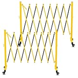 Industrielle Scherengitter Ausziehbar Outdoor 3.35m, Gelbes Und Schwarzes...