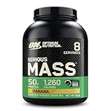 Optimum Nutrition Serious Mass Weight Gainer Pulver, Geschmack Banana,...