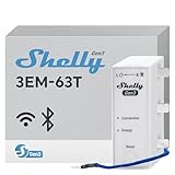 Shelly 3EM-63T Gen3, WLAN-Energiemessgerät für Drei- oder...