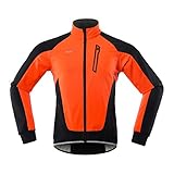 Lixada Herren Fahrradjacke, wasserdicht, winddicht, Thermofleece, Fahrrad,...