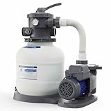 AQUASTRONG Sandfilterpumpe für Aufstellpool mit Timer, 2/3 PS Poolpumpen...