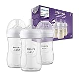 Philips Avent Babyflaschen Natural Response – 3x Babyflaschen, 260 ml,...