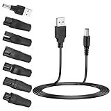 tlidfgeo 8 Stück 5V Rasierer Ladegerät USB-Netzkabel-Adapter-Set für...