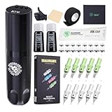 Dragonhawk X3 Tattoo Maschine Set Wireless Tattoo Pen Battery Rotary Tattoo...