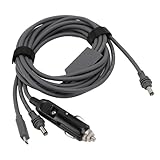 für StarlinkMini DC Stromkabel auf USB Typ C Auto Zigarettenkabel, 3 in 1...