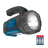 ANSMANN LED Handscheinwerfer superhell & große Leuchtweite 200m, lange...