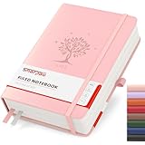 Smarpau Notizbuch A5 Liniert, Hardcover mit100gsm 320 Seiten Dickes...