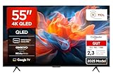 TCL 55T8C 55 Zoll QLED 4K HDR UHD Fernseher, Smart Google Tv Dolby Vision...