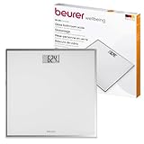 Beurer GS 120 Kompakt Glaswaage mit elegantem Spiegeleffekt in...