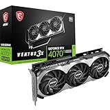 MSI GeForce RTX 4070 Ti SUPER 16G Ventus 3X OC Grafikkarte, NVIDIA RTX 4070...