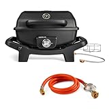 BURNHARD® 1-Brenner Gasgrill WAYNE JR. 3,6 kW – Tragbarer Balkongrill -...