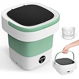 Mini Waschmaschine, 12L 2 in 1 Camping Waschmaschine Klein mit Abnehmbarer...