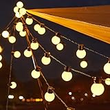FANSU Solar Lichterkette für Außen Garten Deko, Solar Lichterkette Aussen...