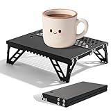 VEGOATY 26.3×20×6.7cm Camping Tisch Klappbar: Ultraleicht Aluminium...