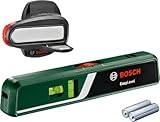 Bosch Laser-Wasserwaage EasyLevel mit Wandhalterung (Laserlinie zur...