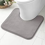 MIULEE Badematte Memoryschaum Badteppich U Förmige Badezimmerteppich...