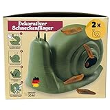 Aroba Dekorativer Schneckenfänger 2er Set - Umweltfreundlich & Ökologisch...