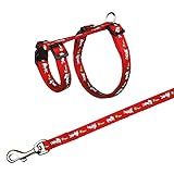 Trixie 6263 Geschirr mit Leine für Kaninchen, Nyon, 25–44 cm/10 mm, 1,25...