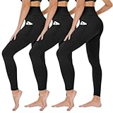 TNNZEET 3er Pack Leggings Damen High Waist Schwarz Leggins Blickdicht für...