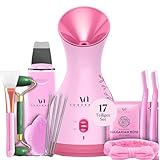 3-in-1-Nano-Ionen-Gesichtsdampfer Spa-Set | Gesichtssauna mit Aroma...