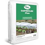GroundMaster Gartenvlies Wasserdurchlässig 1,5 x 10 M / 17GSM - Pflanzen...