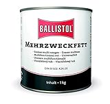BALLISTOL 25351 Mehrzweckfett 1kg Eimer – Wasserbeständiges...