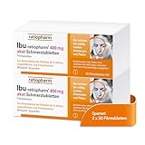 Ibu-ratiopharm® 400 mg akut Schmerztabletten im Sparset 2 x 50...