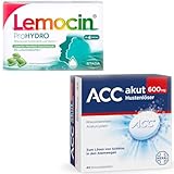 ACC akut 600mg Hustenlöser 40 Brausetabletten & Lemocin ProHydro 20...