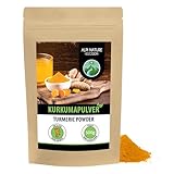 Kurkuma Pulver (500g), 100% naturreines Kurkumapulver, Kurkumawurzel...