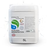STERILYTE Flächendesinfektionsmittel 5L – Nachhaltig, alkoholfrei,...