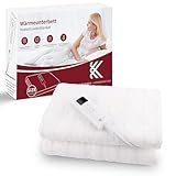 REDKEY Wärmeunterbett mit Abschaltautomatik, Heizdecke Unterbett mit 7...