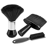 Nackenpinsel Set,Friseur Nacken Bürste, Soft Barbierbürst Friseur Bürste...