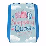 Shopping Queen Parkscheibe mit Einkaufstaschen und Herzen Charmant im...