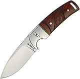 Browning Cocobolo feststehenden Messers mit Leat, Schwarz